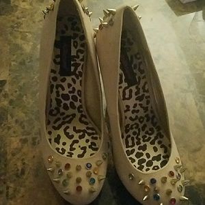 Dollhouse Platform Blush Spike Heel